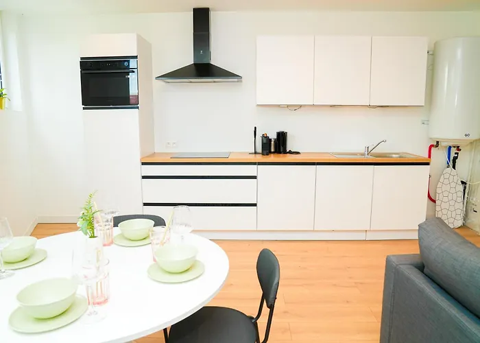 Apartment Modern 1br & 1lr Apartment, 10 Min Walk To Center Gent
