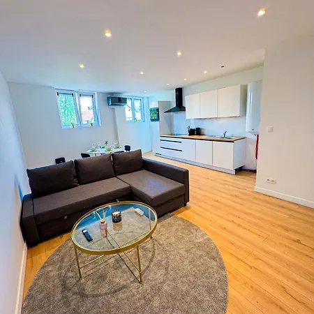 아파트 Modern 1br & 1lr Apartment, 10 Min Walk To Center 헨트